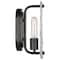 Nuvo Glacier 1-Light Vanity, E26 60W, Matte Black, Ice 60/7811 - alternate 6